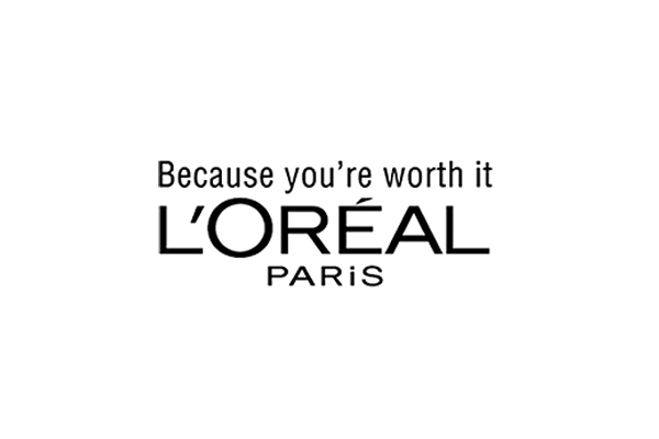 L'oreal Paris Logo Slogan Mantra Logos Because you're worth it